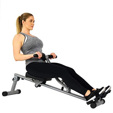 Sunny Health & Fitness Rowing Machine Rower with...